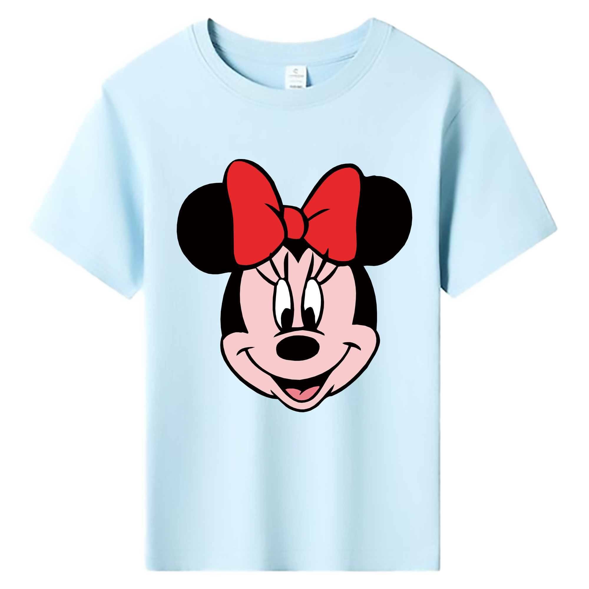 ミッキーマウス Mickey Mouse 綿100％キッズTシャツ（フロントプリント）